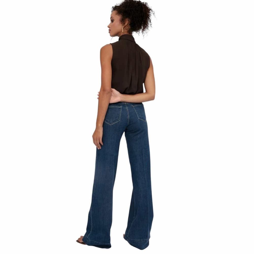 ✅SOLD✅L’Agence Madden High Rise Wide Leg Jean in Durango Size 28 - Picture 9 of 14